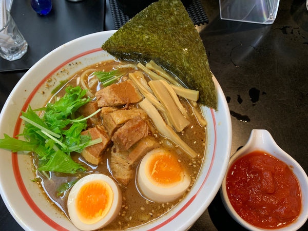 「八丁味噌のらーめんfeat.蕃茄」@麺坊 炗の写真