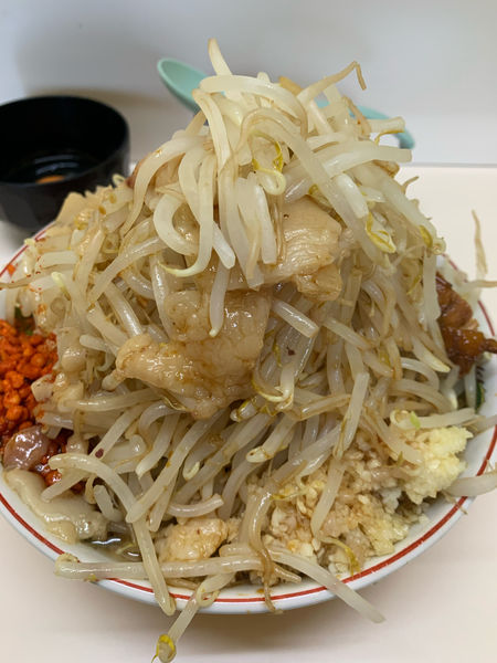 「小ラーメン　全マシ　辛いやつ」@ラーメン豚五里羅Ⅲ 信州旅情編の写真