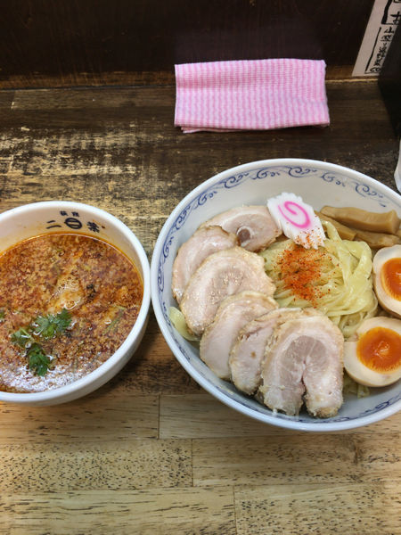 「つけ麺(辛)」@二葉 上荻店の写真