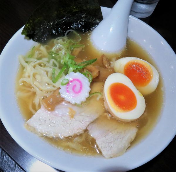 「さのいちラーメン＋味玉（750円）」@麺屋さのいちの写真