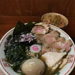 特製煮干し醤油ラーメン＋鶏めし