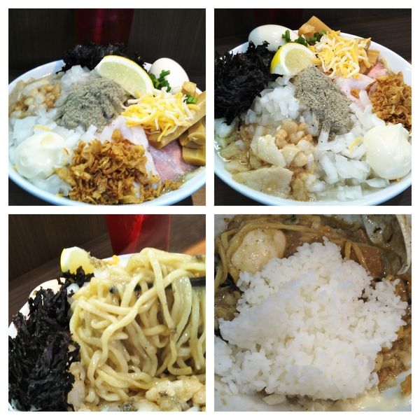 「まぜそば大盛」@Noodle&Spice curry 今日の1番の写真