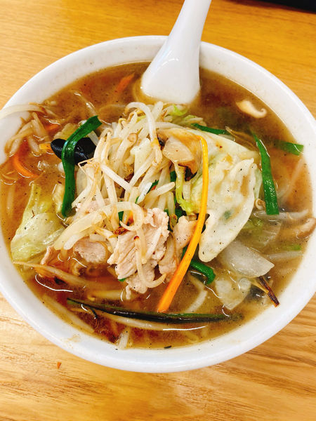 「ミニ野菜らぁめん」@手打ちらぁめん 足利麺 太田・尾島店の写真