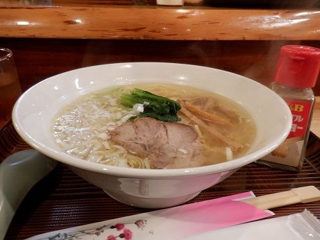 「塩そば（細麺）」@ひものや 銀次 成瀬店の写真