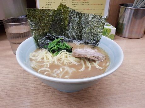 「ラーメン　並」@横浜ラーメン 武蔵家 日吉店の写真