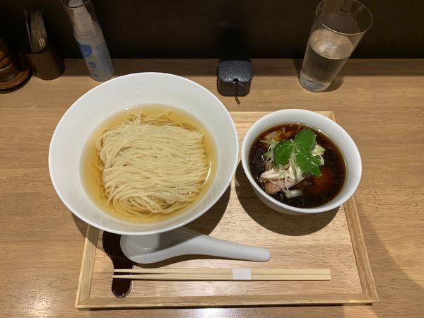 「昆布水つけ麺　醤油」@らぁ麺や 嶋の写真