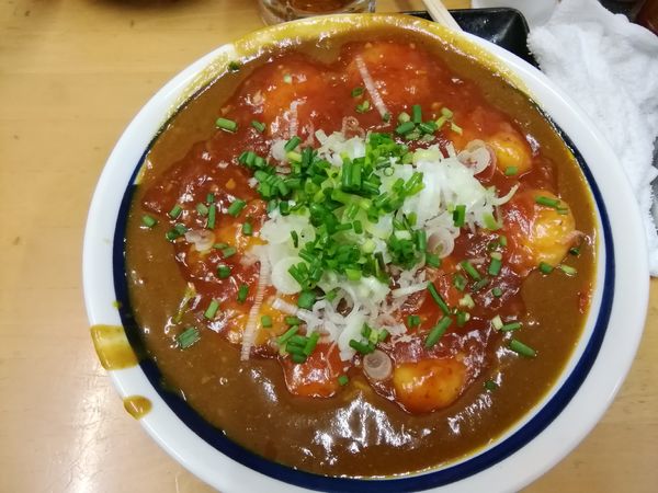 「辛海老チリ掛けカレー 2000円」@MENYA 食い味の道有楽の写真