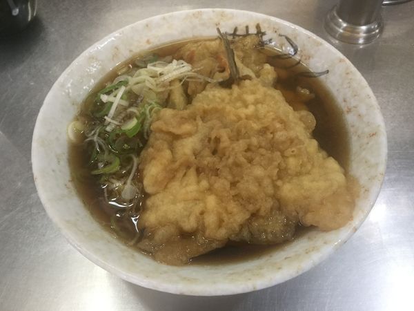 「アジ天そば・ハーフ+ごぼう天(¥430)」@田舎そば かさいの写真