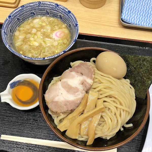 「海老つけ麺」@舎鈴 東京サンケイビル店の写真