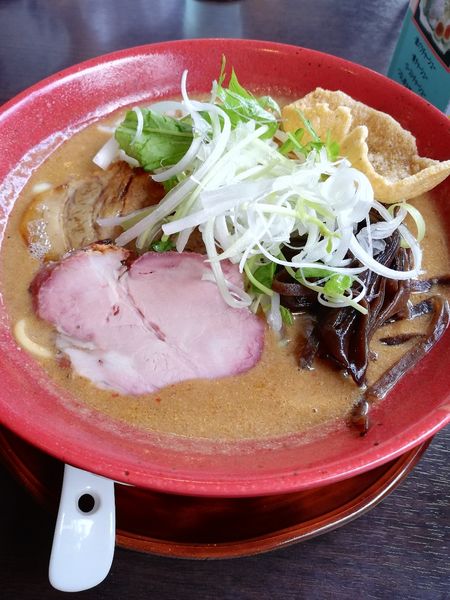 「海老らー麺 濃厚 味噌」@らー麺 藤原家の写真