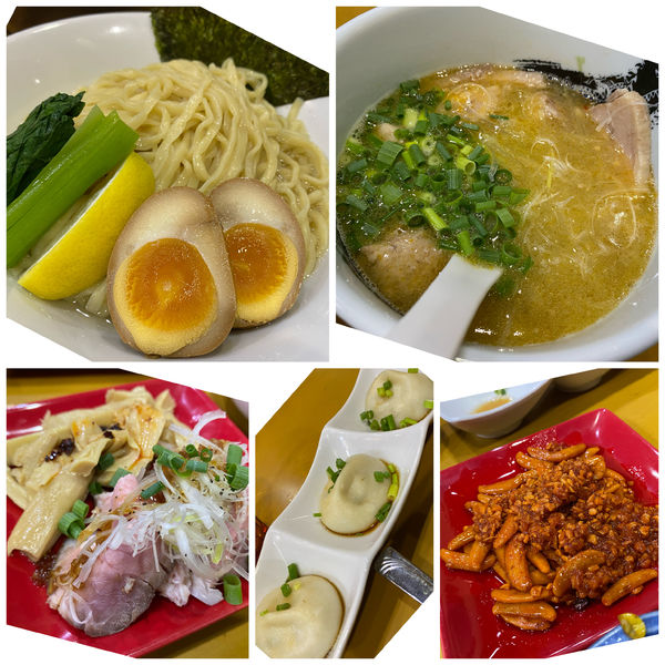 「限定）淡麗塩つけ麺 850円 他」@麺屋 扇 SENの写真