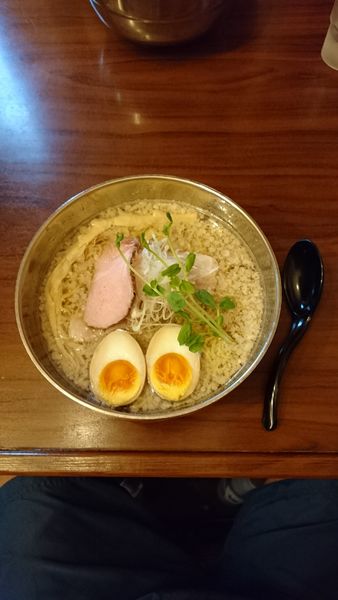 「味卵にんにく醤油(大盛)」@RAMEN ブリキの木こりの写真