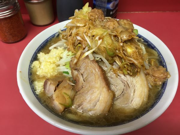 「小ラーメン　ミソ味ネギ」@ラーメン二郎 桜台駅前店の写真