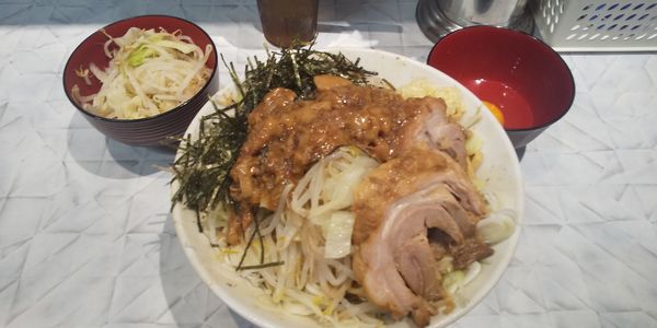 「小汁なし900円」@麺屋 歩夢 金沢八景店の写真