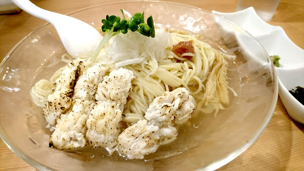 「【夜】鱧と金目鯛の冷やしらぁ麺」@らぁ麺 鳳仙花の写真