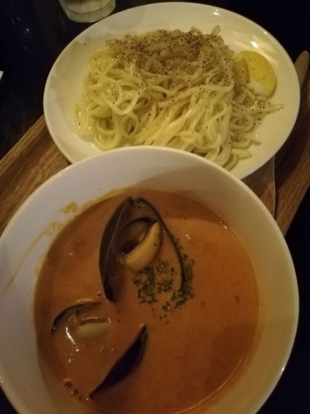 「シーフードつけナポリタン」@ライオンのいるサーカスの写真