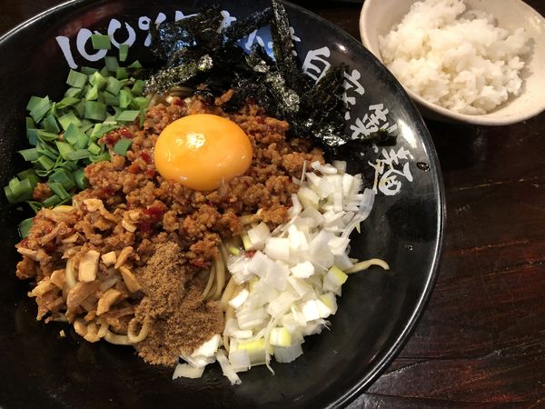 「台湾まぜそば」@全力とんこつ 多万吉屋の写真