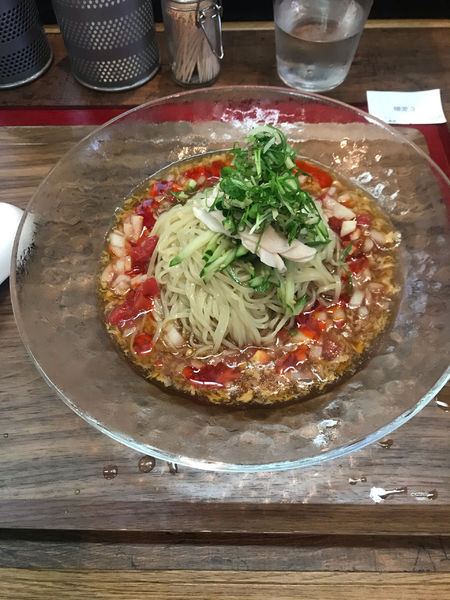 「(限定)冷製汁なし酸辣湯麺1200円ほか」@神保町黒須の写真