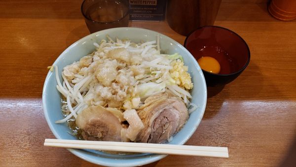 「小ラーメン＋生卵」@ラーメンBoo Boo太郎。の写真