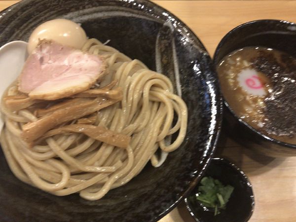 「つけそば並980円＋味玉120円」@中華蕎麦 田なかの写真