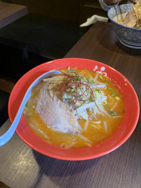 「濃厚辛味噌煮干しそば」@麺屋 和とわの写真