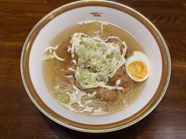 「鶏から揚げラーメン820円」@わくわくラーメンの写真