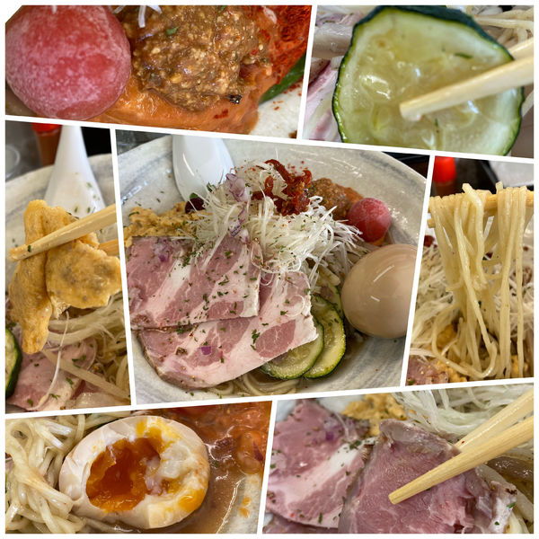 「限定）冷やし貝出汁&トマトソース 950円 味玉 100円」@epilogue08の写真