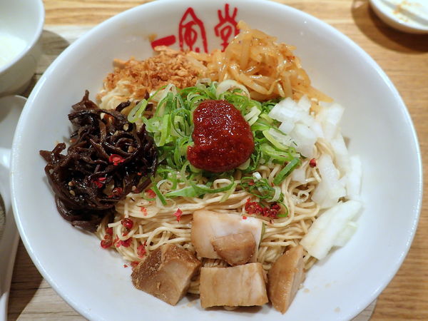 「【期間限定】とんこつまぜそば・大盛」@博多一風堂 豊洲フォレシア店の写真