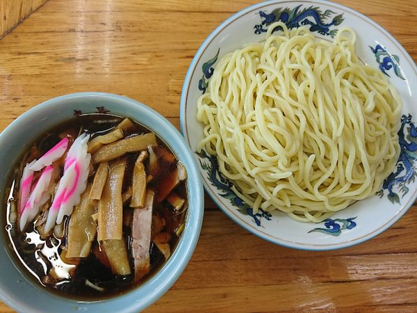 「つけそば￥750＋タレ大￥100＋具多め￥150＝￥1000」@丸長 坂戸店の写真