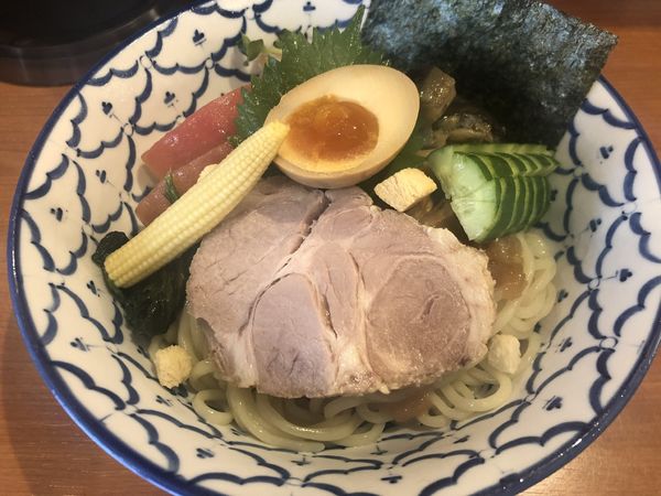 「冷やし中華・並と中の間（980円）」@麺恋処 いそじの写真