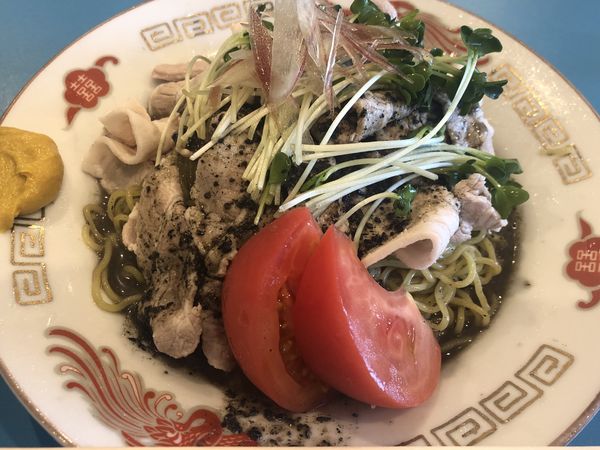 「【夏季数量限定】とんしゃぶ冷やし麺（1000円）」@やじ満の写真