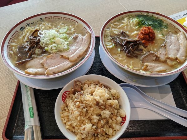 「辛味噌肉そば　大盛り1100円」@田中そば店 ららぽーと名古屋みなとアクルス店の写真