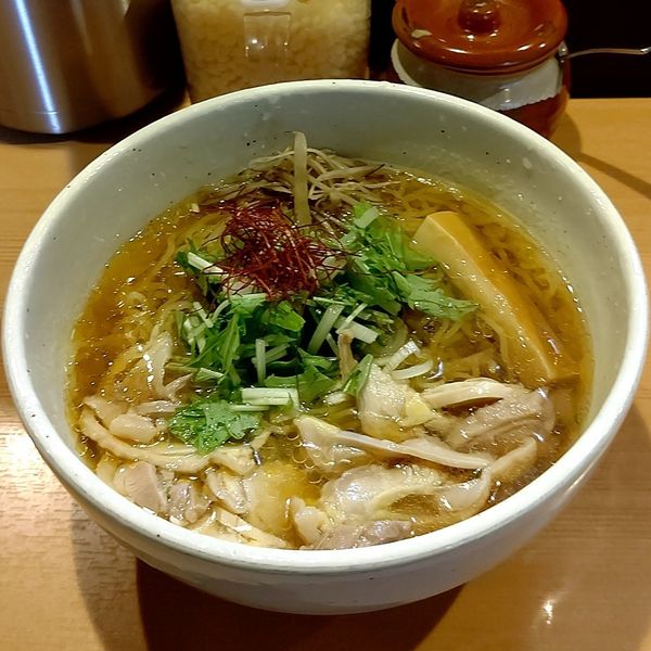 「鶏中華 (冷)」@肉そば 鶏中華 最上川の写真