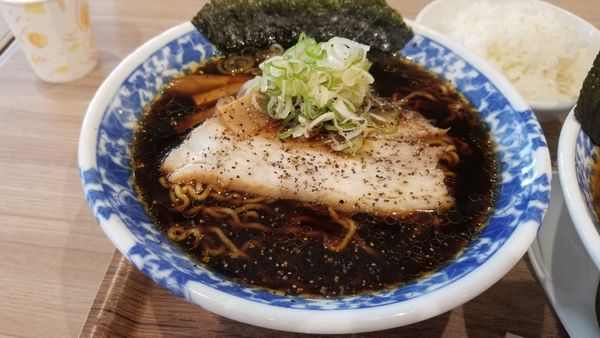 「イオンモール松本限定　松本ブラック中華そば」@凌駕IDEA イオンモール松本店の写真