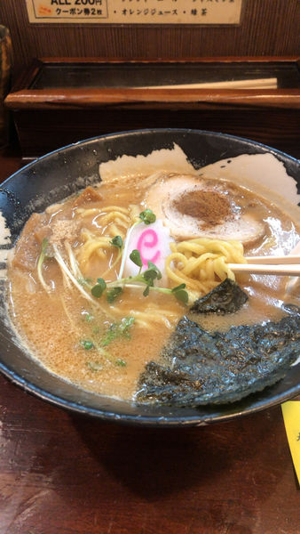 「魚だし赤味噌らーめん850円」@北海豚骨麺屋 銀鈴の写真