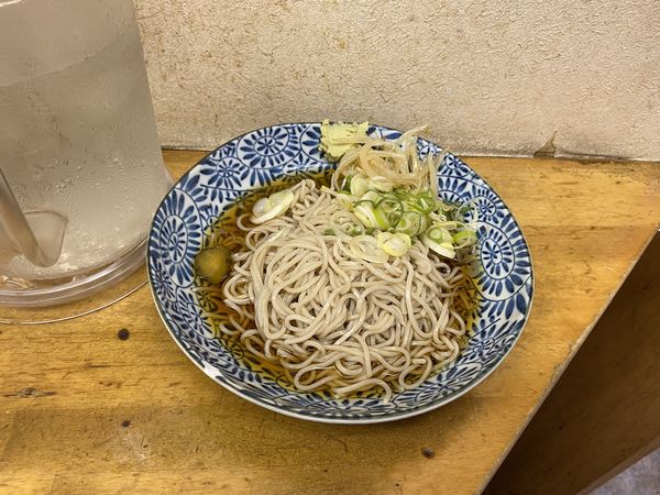 「冷やしかけそば310円」@立喰そば・うどん ふじの写真