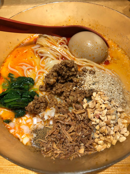 「焼きあご冷やし坦々麺」@焼きあご塩らー麺 たかはし 新宿本店の写真