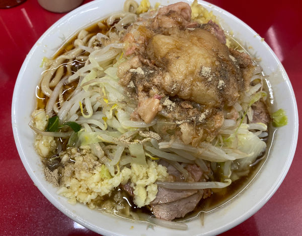 「小ラーメン ニンニク アブラ ショウガ」@ラーメン二郎 越谷店の写真