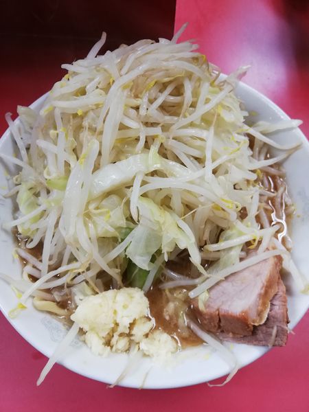 「ぶた２枚入小ラーメン」@ラーメン二郎 環七一之江店の写真