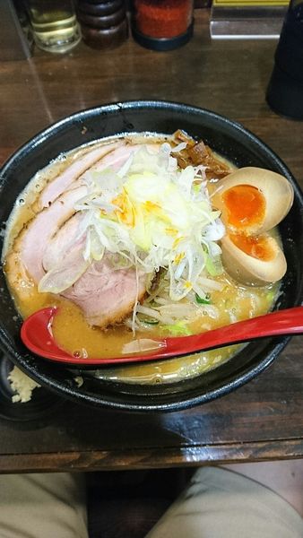 「味卵辛味噌チャーシュー麺」@麺処 花田 池袋店の写真