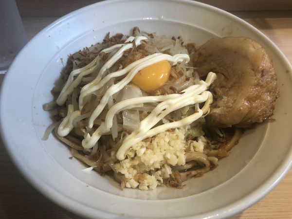 「ラーメン汁なし250ｇ（800円）」@麺屋 味方の写真