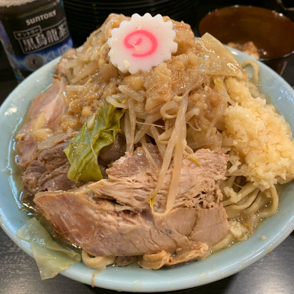 「国産ブタメン」@自家製麺 No11の写真