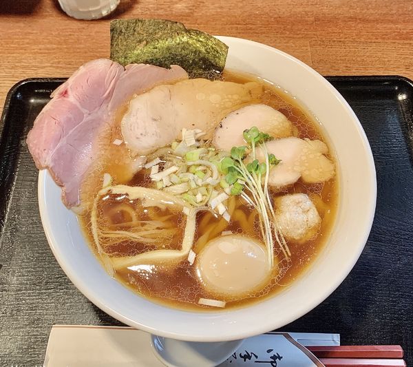 「特製中華そば　¥1,080」@粉麺小屋の写真