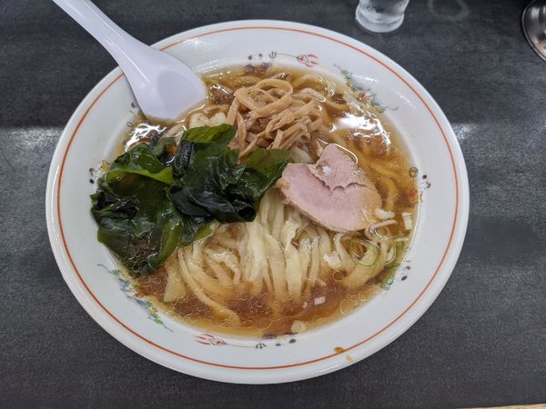 「らーめん大盛り　750円」@蘭苑の写真