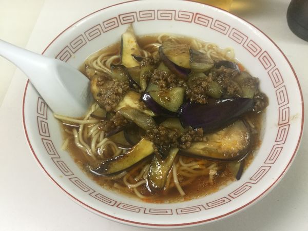 「ナスソバ(¥700)」@朝陽の写真