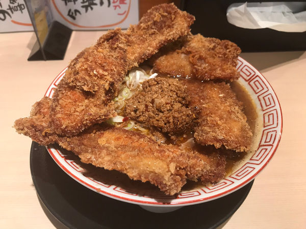 「神カツらーめんW950円」@喜多方食堂 ハイハイタウン店の写真