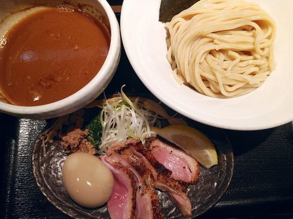 「特製鴨白湯つけ麺（中盛）」@鴨出汁中華蕎麦 麺屋yoshikiの写真