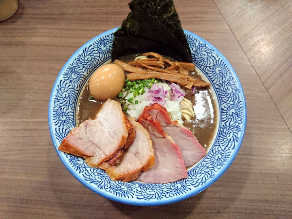 「特製極上濃厚煮干しそば」@煮干しつけ麺 宮元の写真