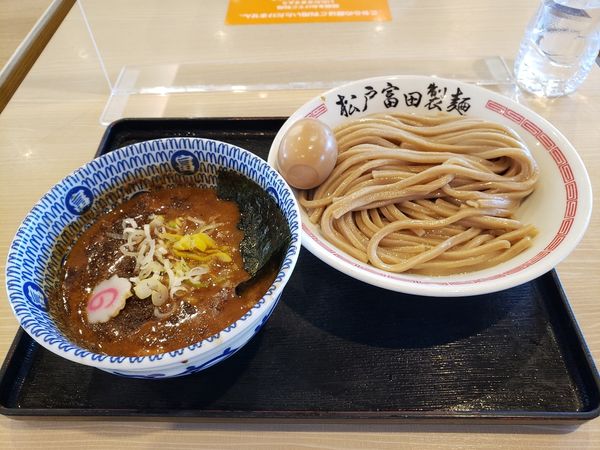 「つけ味玉そば」@松戸富田製麺 三井アウトレットパーク木更津店の写真