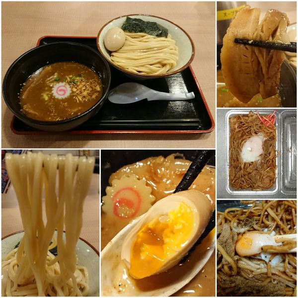 「味噌味玉つけ麺(バラチャーシュー)＋持ち帰りTKY」@大勝軒てつの写真